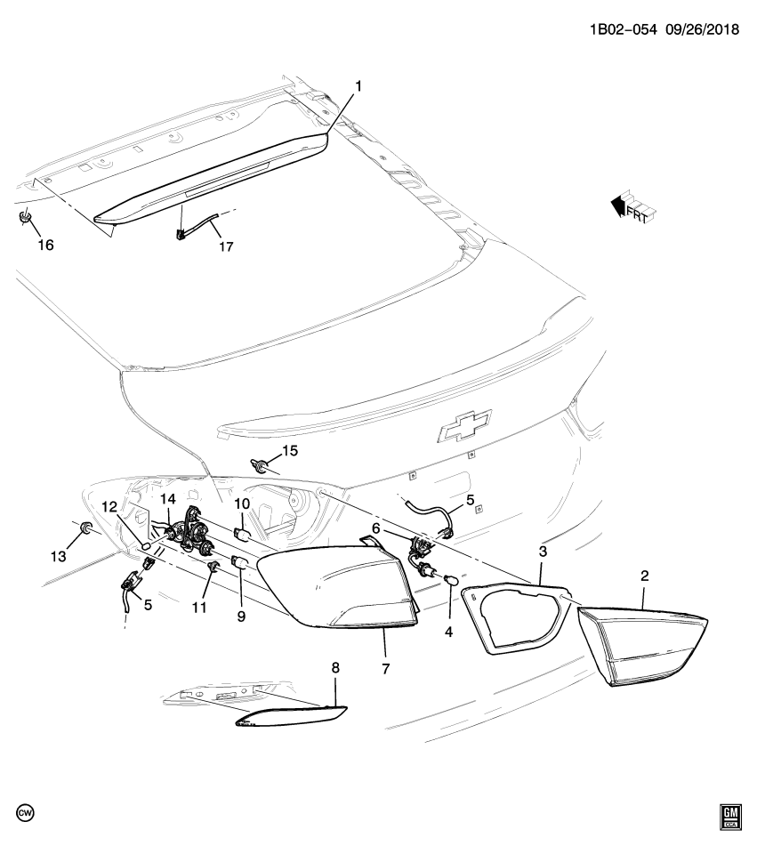 GM 42697774 SEAL-RR COMB LP