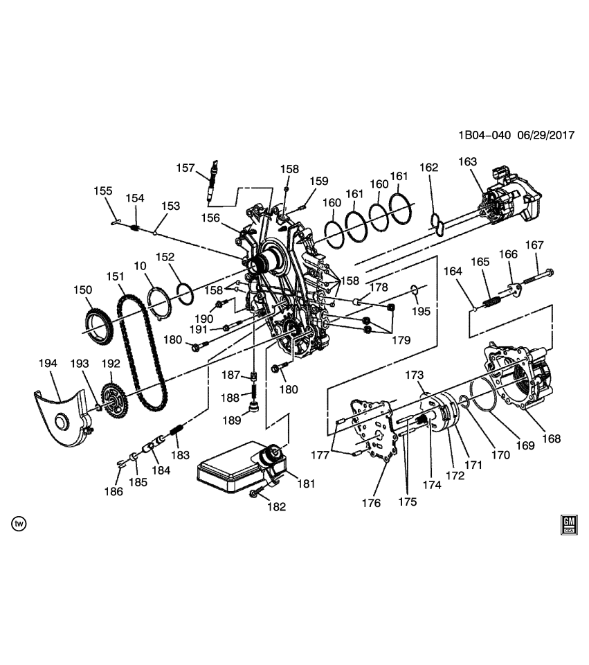 GM 24041609 PUMP ASM-A/TRNS FLUID (MAIN)
