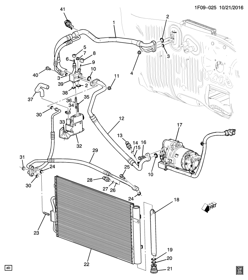 GM 42465906 Plug Asm-A/C Receiver & Dehydrator