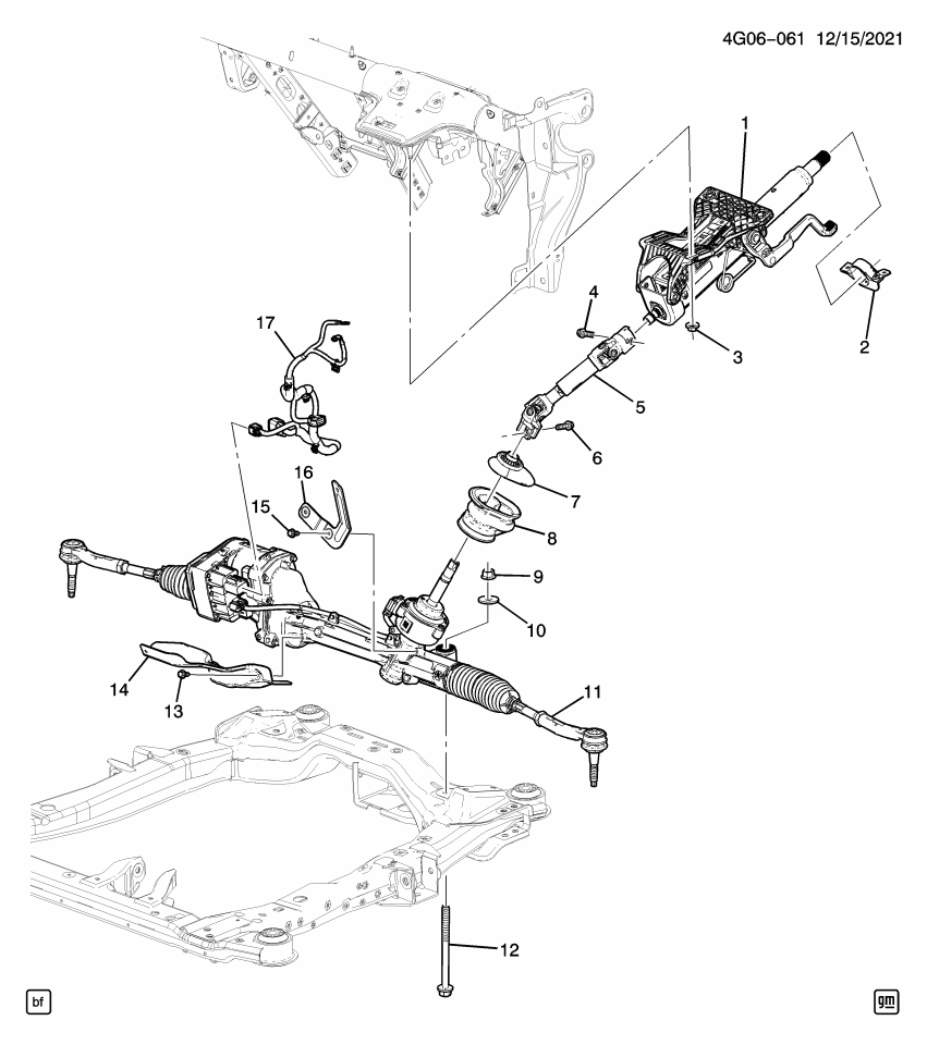 GM 22815957 Bracket-P/S Wiring Harness
