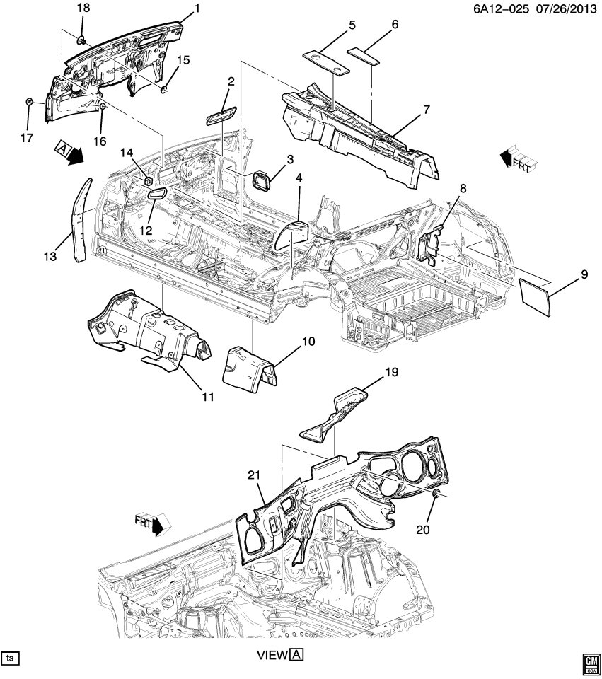 GM 22841029 Seal, Dash Panel Hole