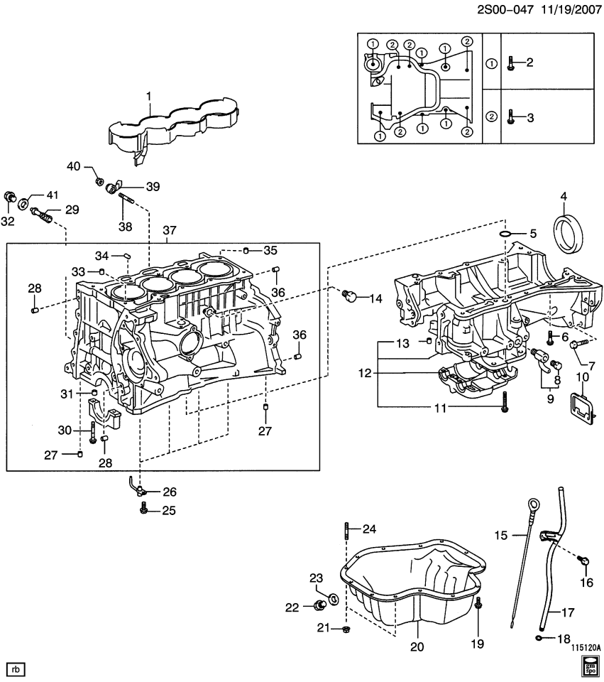 GM 19185178 Bolt, Balance Shaft Housing