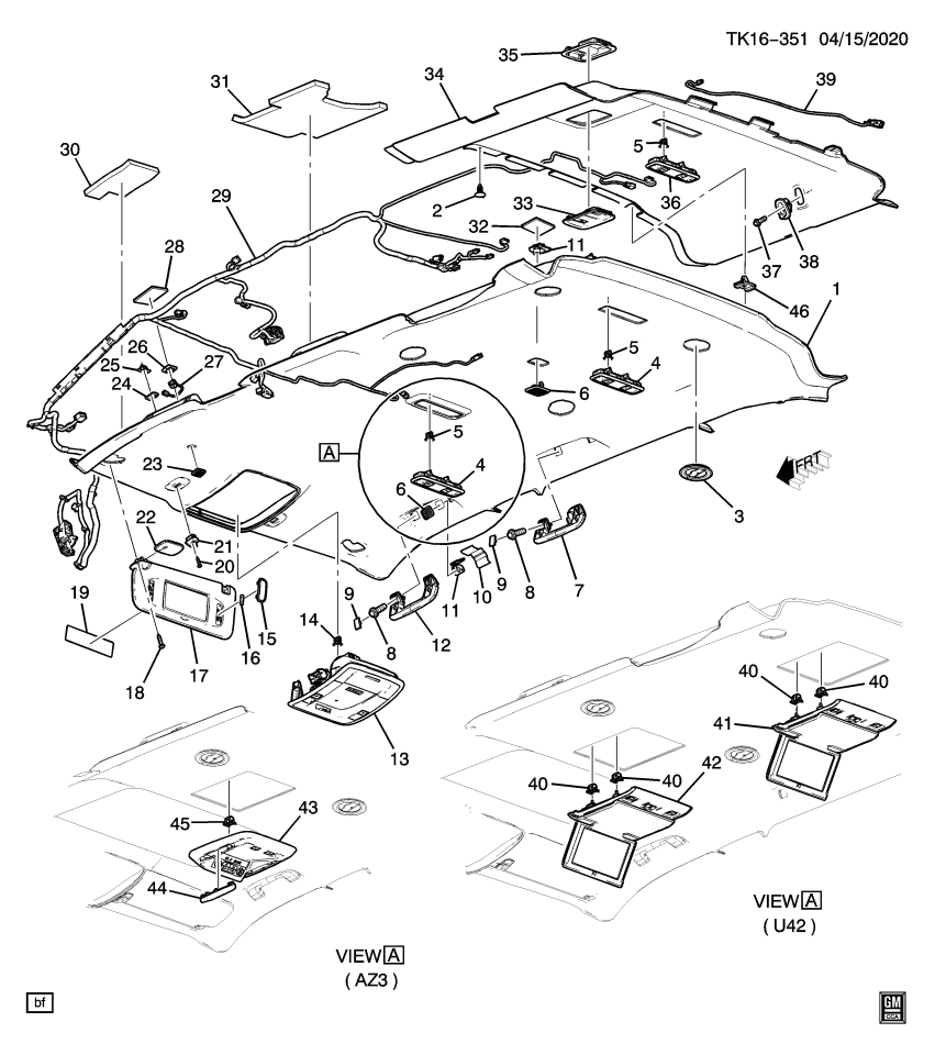 GM 23377964 Harness Asm-Dome Lamp Wiring