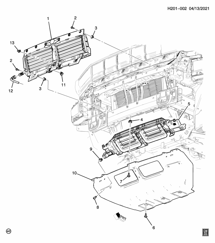 GM 11603644 NUT, HDLP