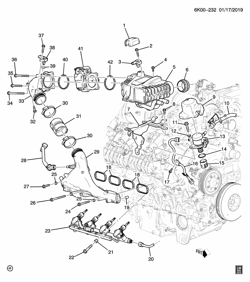 GM 12662997 PIPE ASM-FUEL FEED