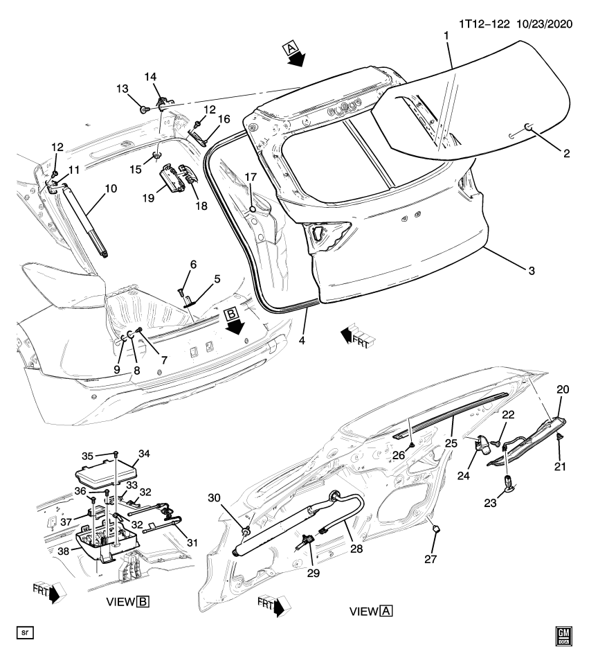 GM 42781363 GATE ASM-LIFT