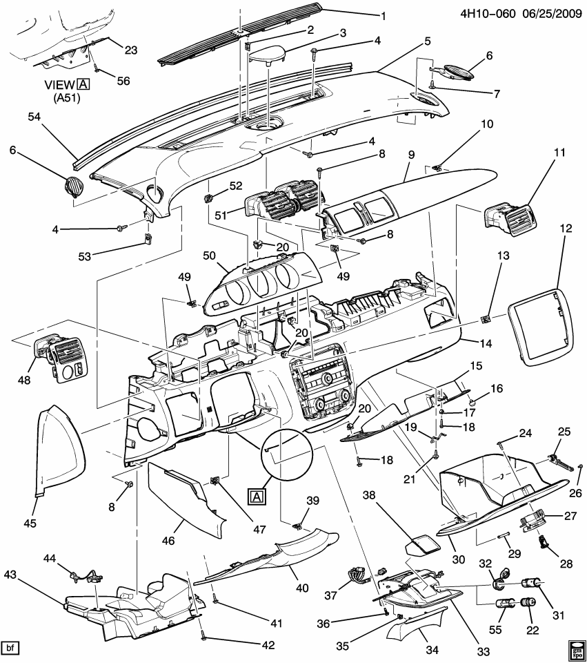 GM 15860033 Clip-Instrument Panel Compartment Door