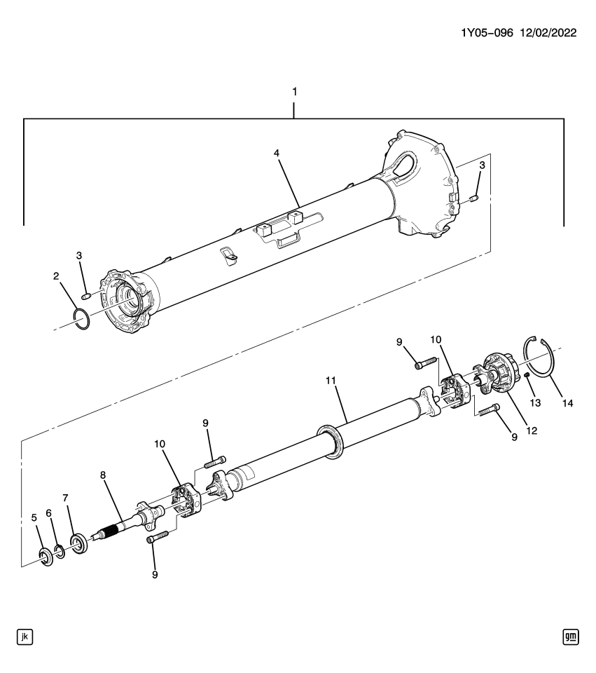 GM 23366289 Tube Asm-Driveline Torque