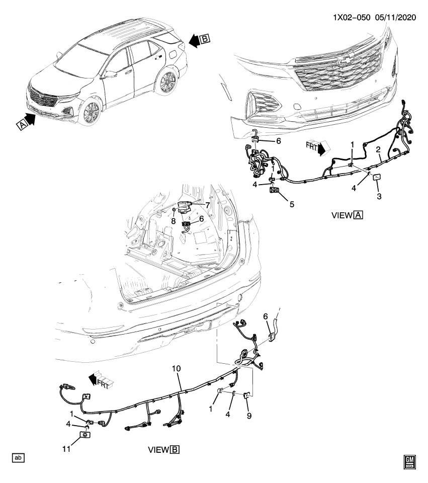 GM 84424448 BRACKET-FRT ADVANCED PARK ASST ALARM SEN