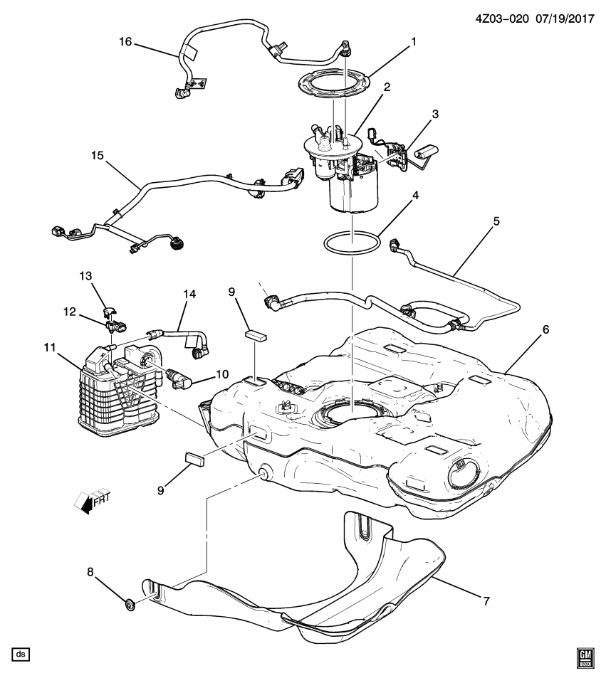 GM 84356903 Pipe Asm-Fuel Tank Vent