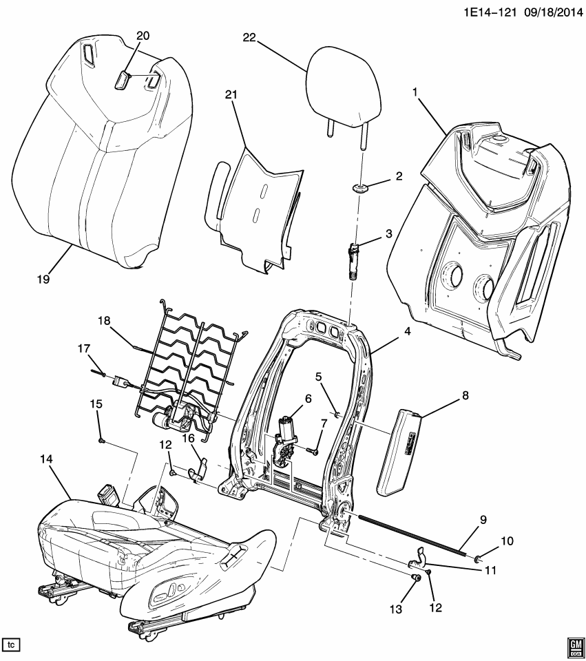 GM 92269533 Bracket-Front Seat Adjuster