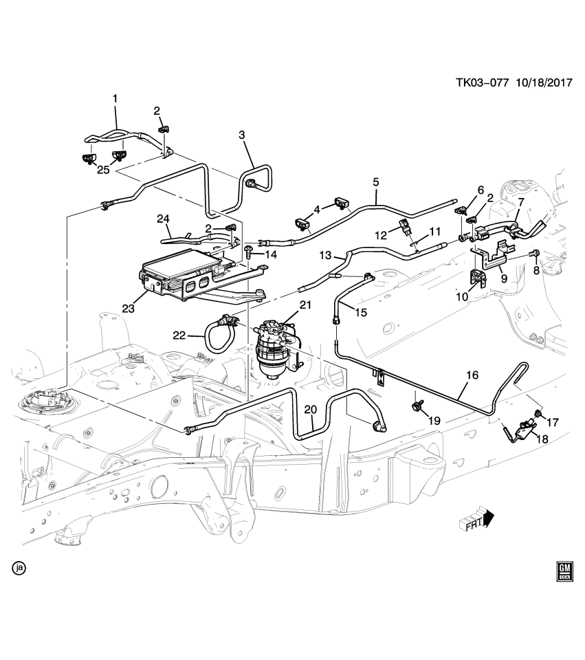 GM 23260715 Hose Asm-Fuel Feed