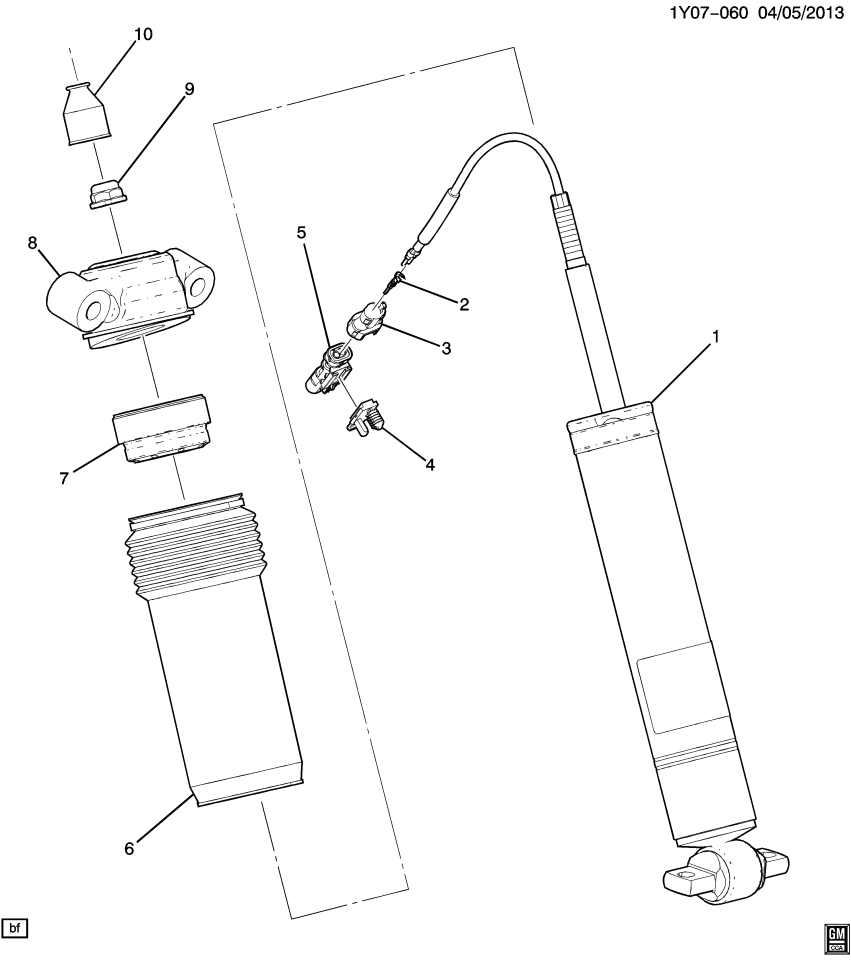 GM 23119189 Cover-Front Shock Absorber Upper Mount