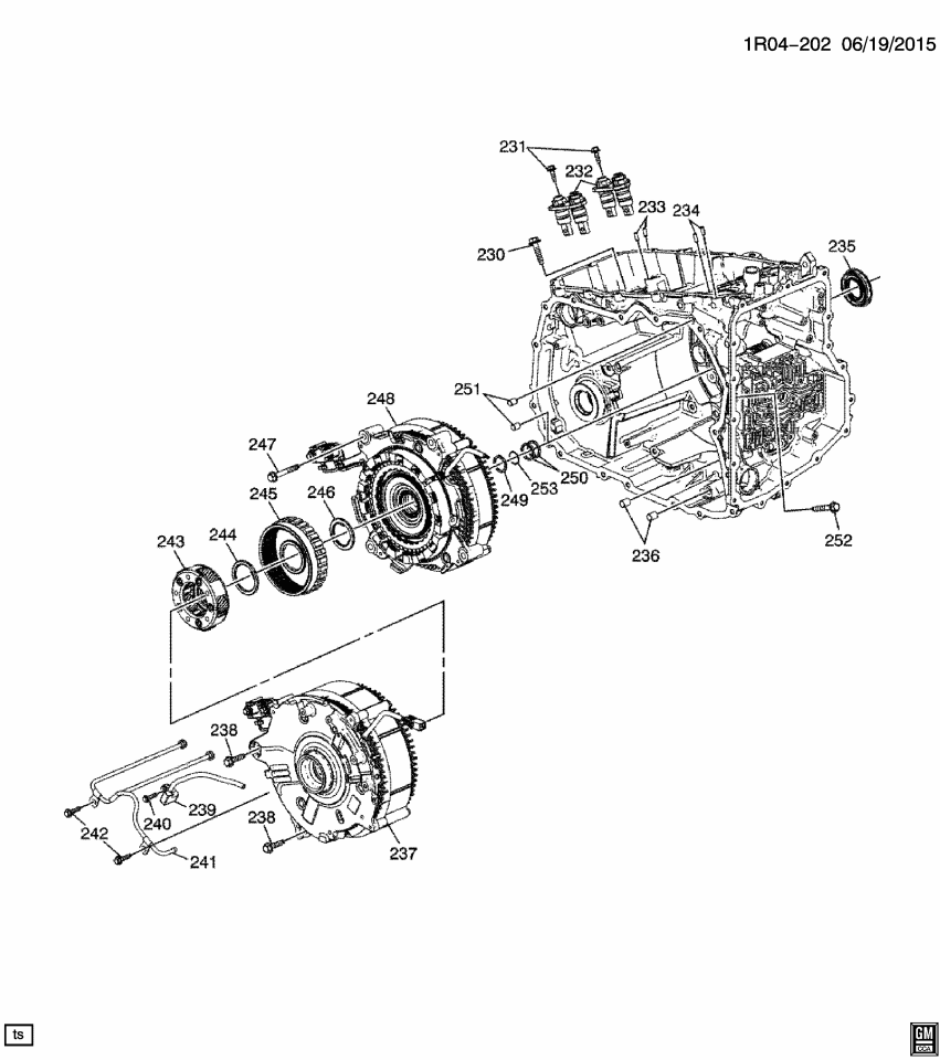 GM 24254816 Tube Asm-Drive Motor Stator Cooling