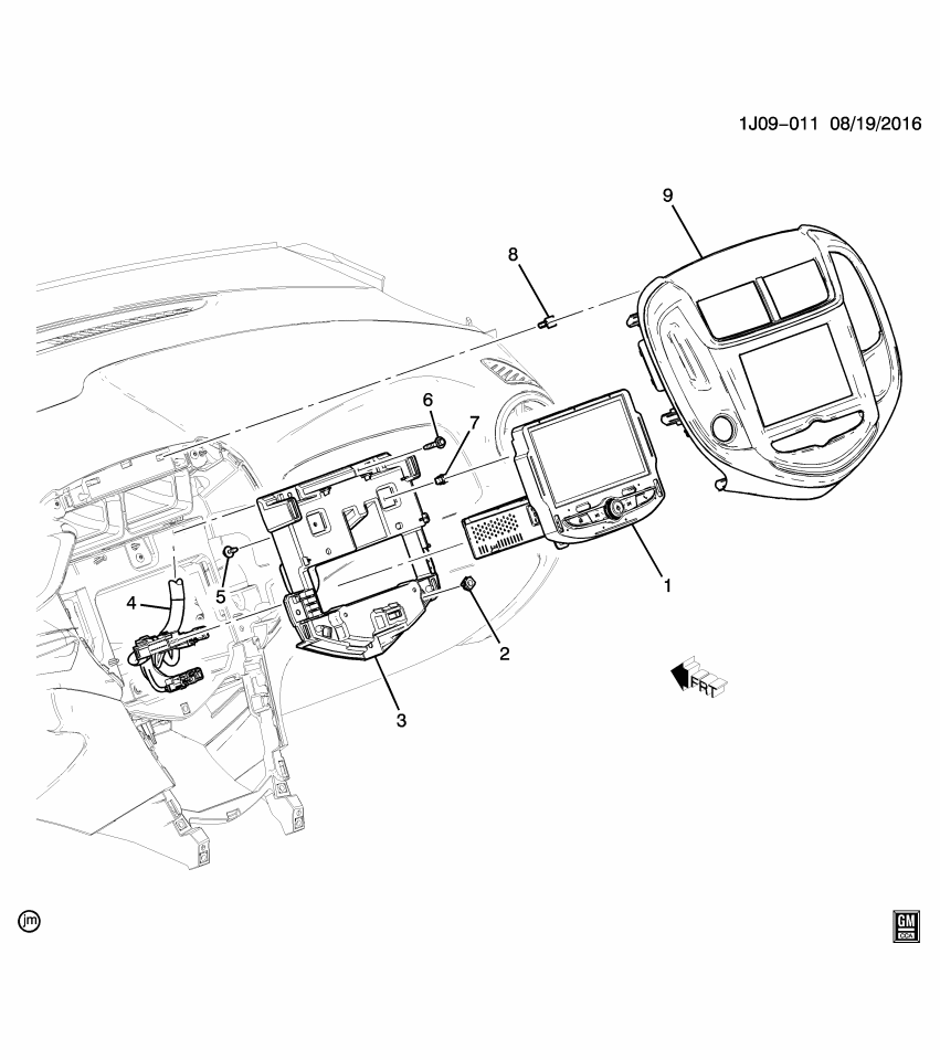 GM 42619630 BRACKET ASM-RDO