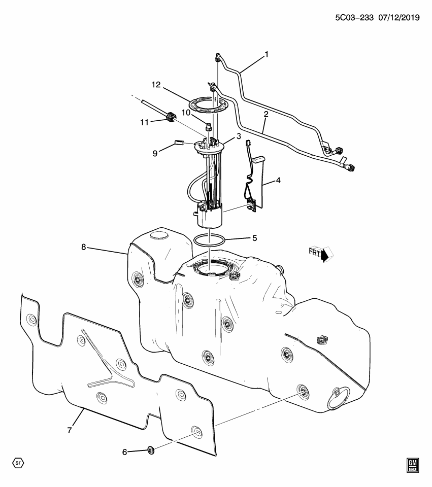 GM 84882495 MODULE KIT-F/TNK F/PMP