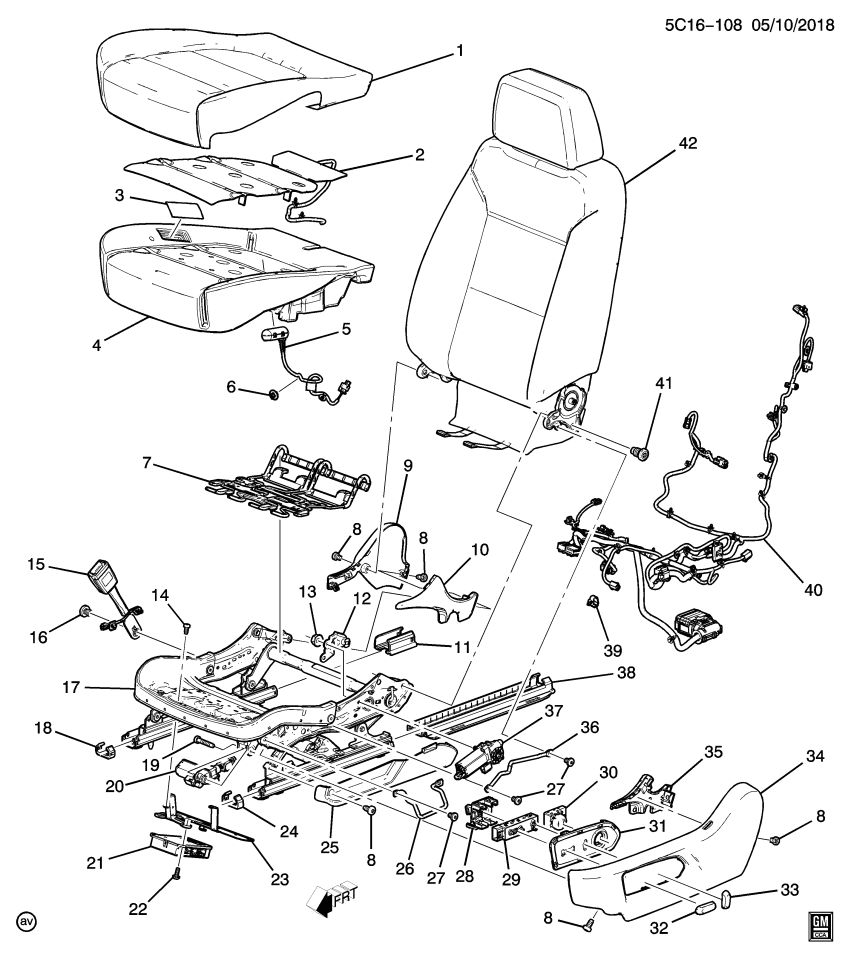 GM 84693700 Actuator Pad