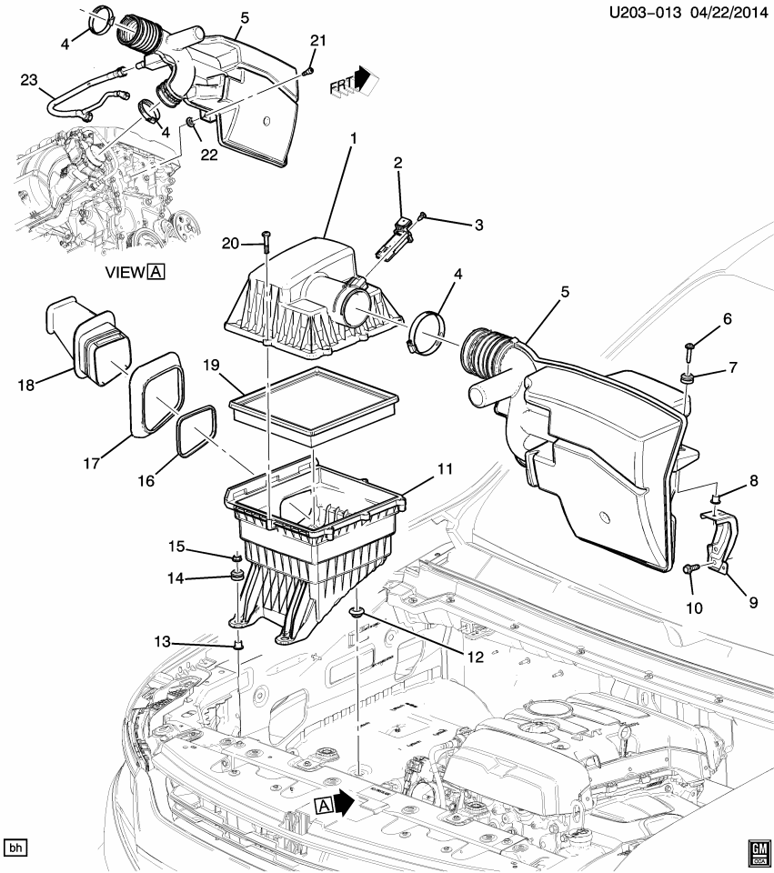 GM 94775947 Clamp-Air Cleaner Outlet Duct
