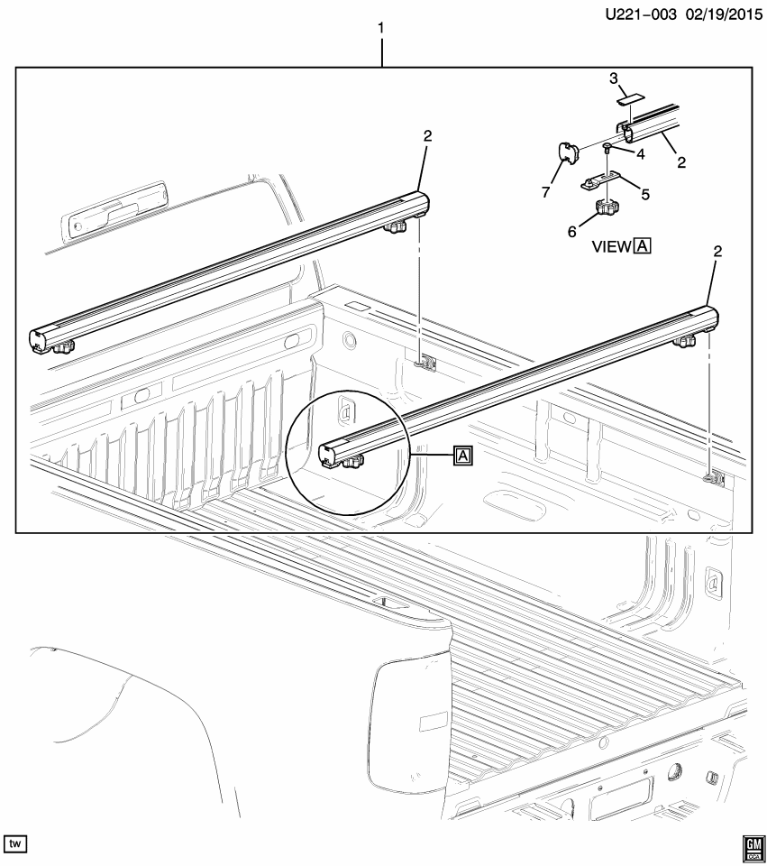 GM 23325900 Plug-Body Side Upper Rear Applique