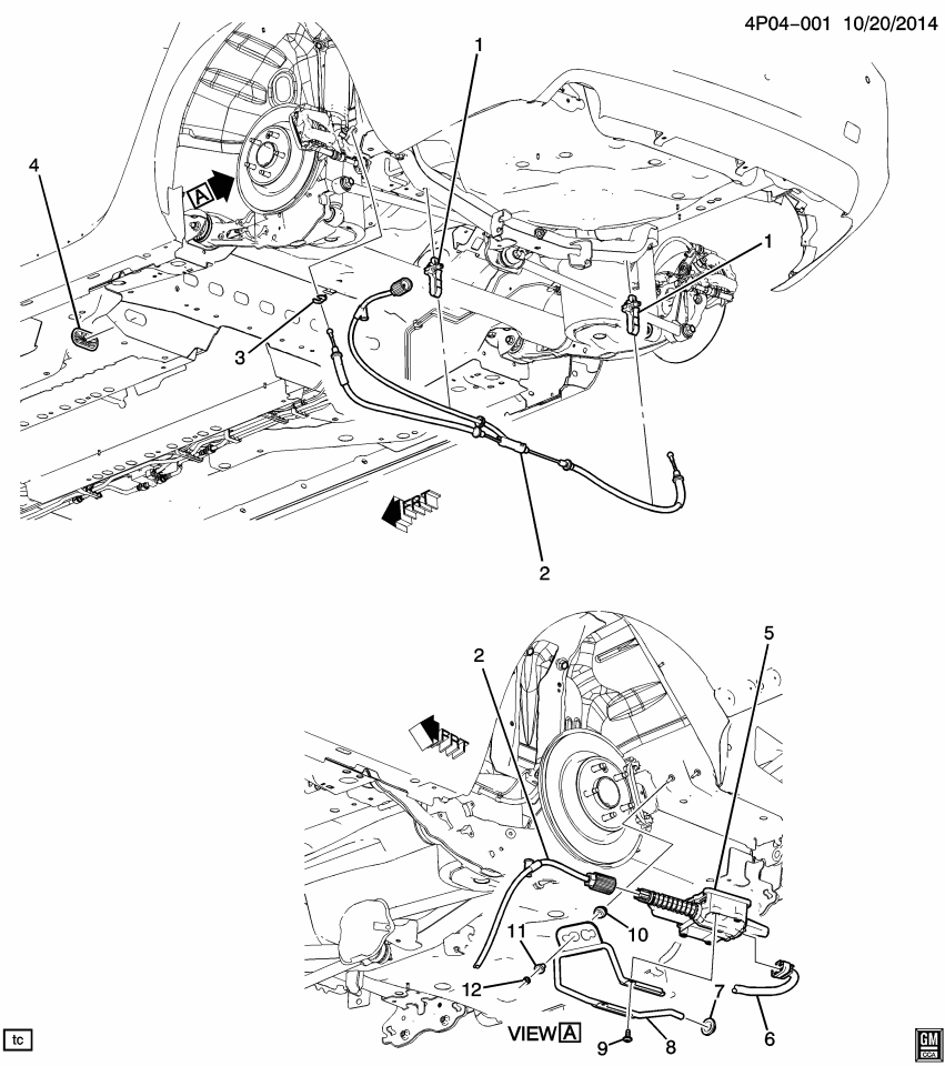 GM 13338858 Insulator-Electronic Parking Brake Control Mod