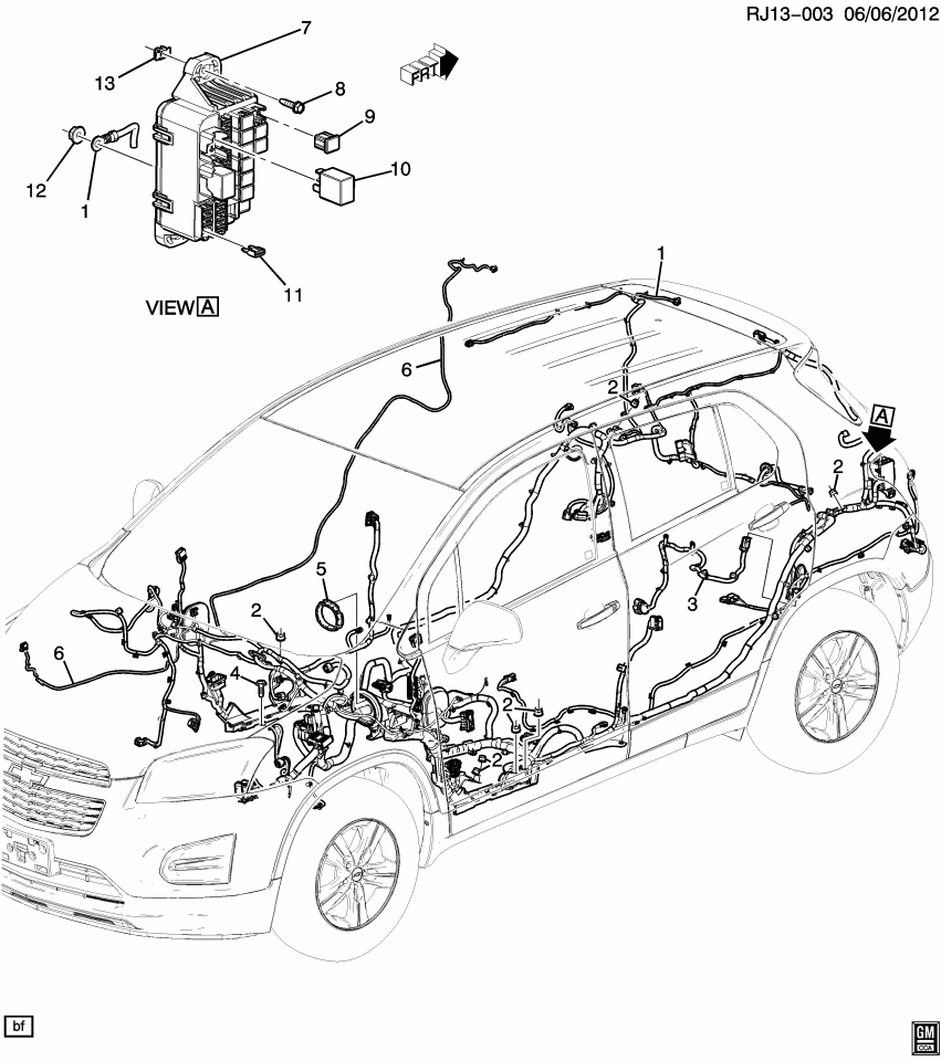 GM 42778443 HARNESS ASM-BODY WRG
