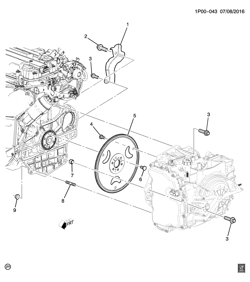 GM 11547232 Stud-Double End