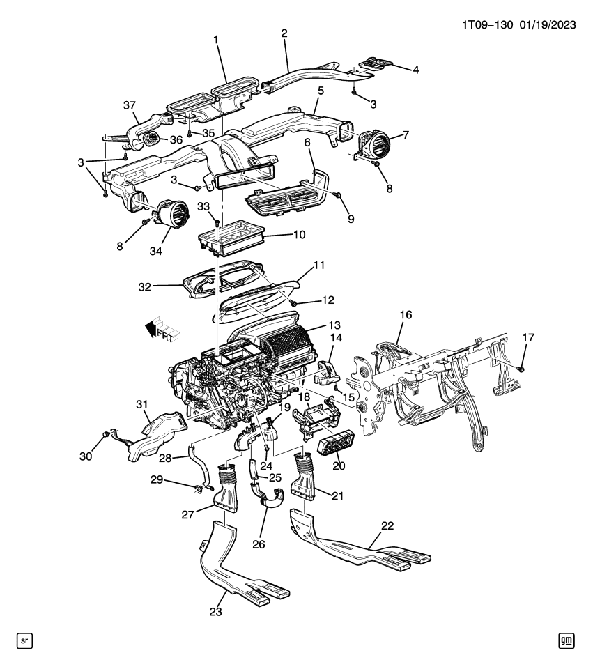 GM 60008635 SEAL-DA PNL HOLE