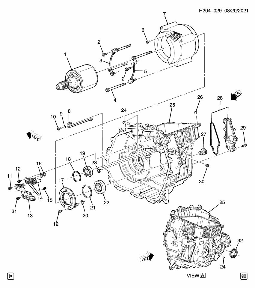 GM 24295068 RING-DRV MOT ROT BRG RET