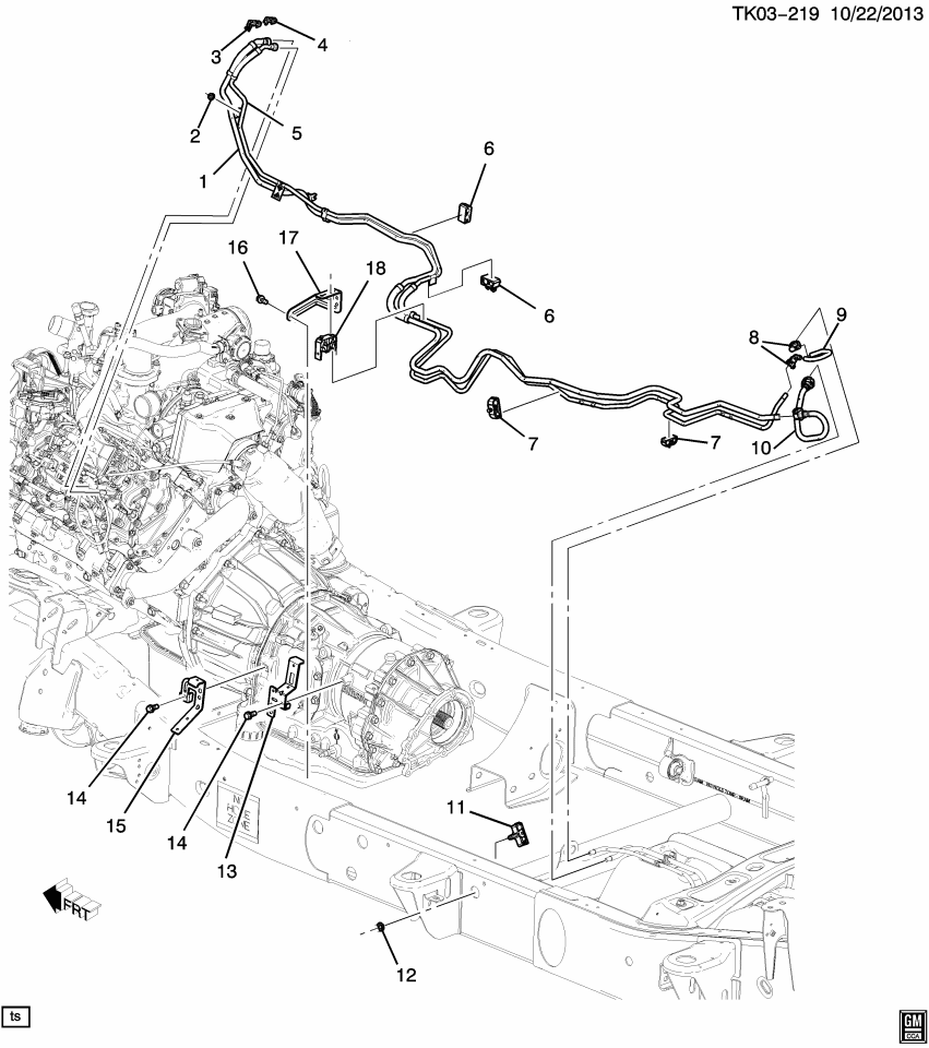 GM 25897637 Connector Asm-Fuel Feed Pipe
