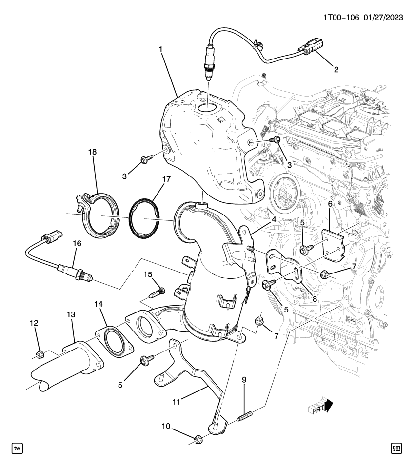 GM 11546440 NUT