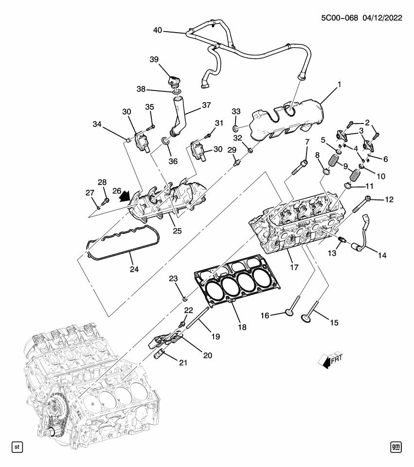 GM 12665675 SPACER-IGN COIL (18 MM IN LENGTH)