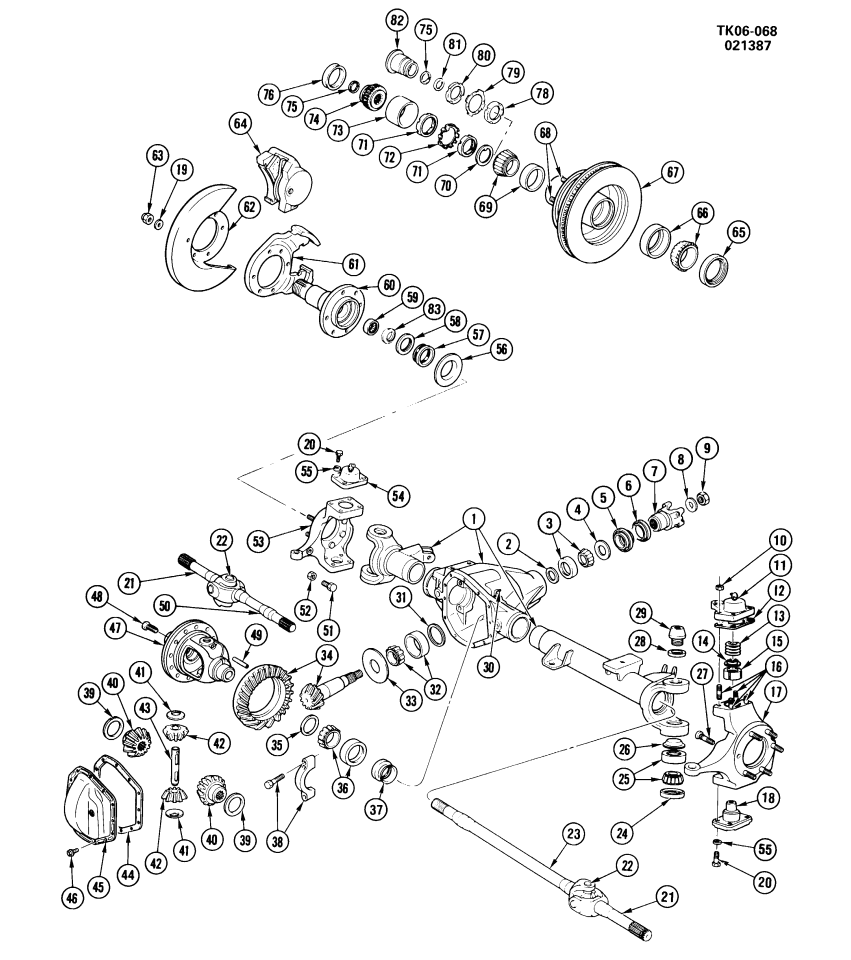 GM 462809 Repair Unit-U Joint