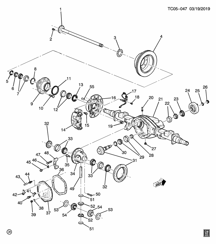 GM 84066051 Ring & Pinion