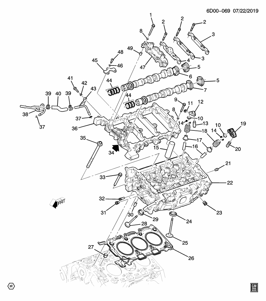 GM 12654646 Rocker Arms