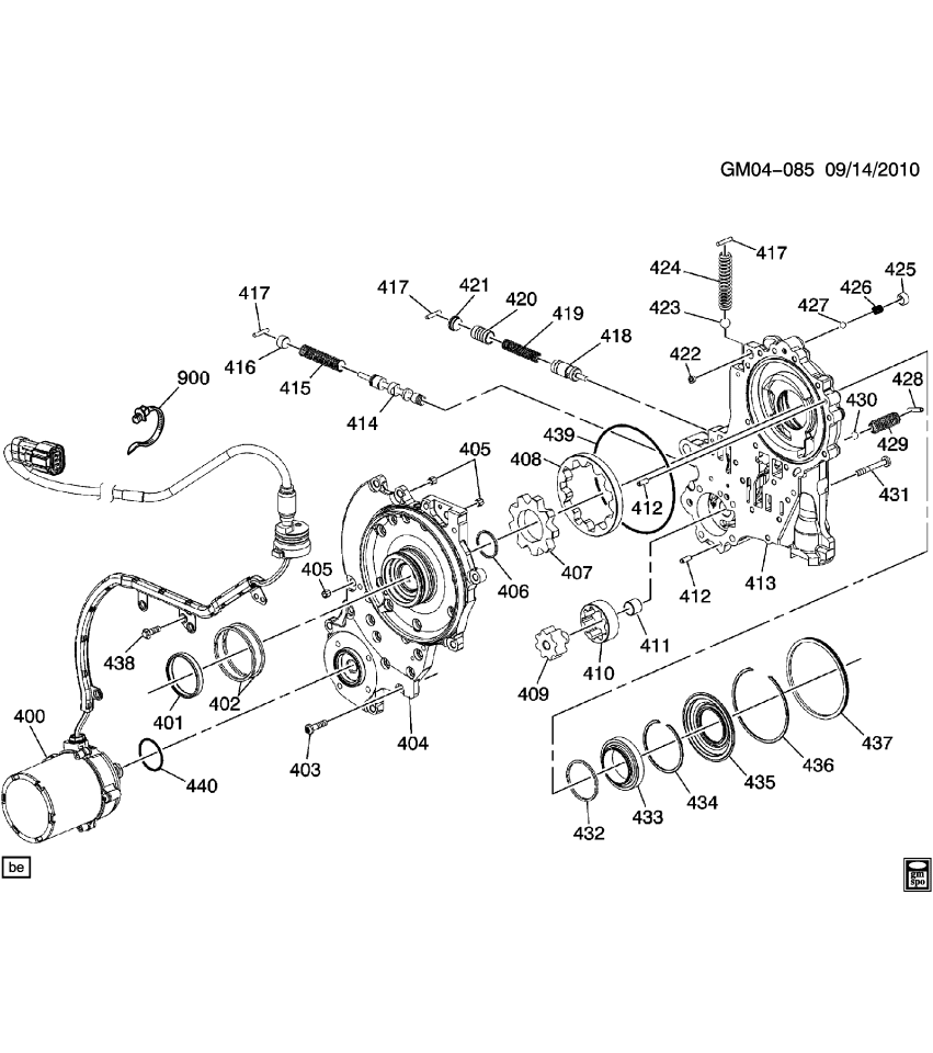 GM 24247772 Seal-Automatic Transmission Auxiliary Fluid Pump Motor (O-Ring)