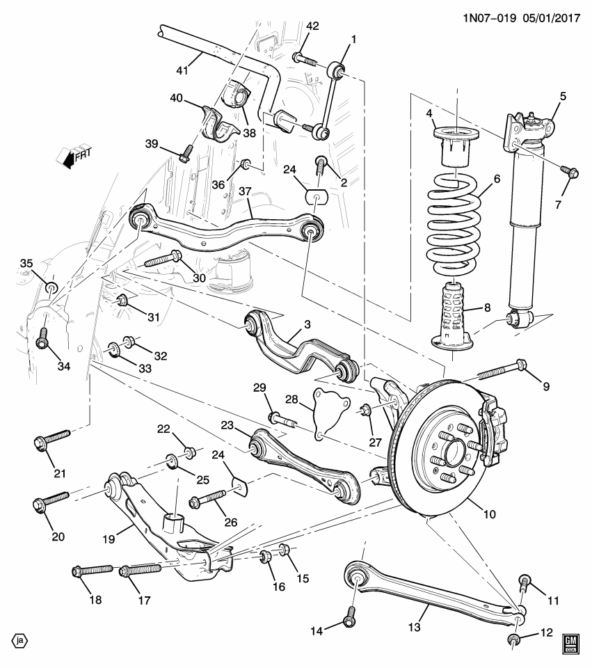 GM 23416584 Trailing Arm