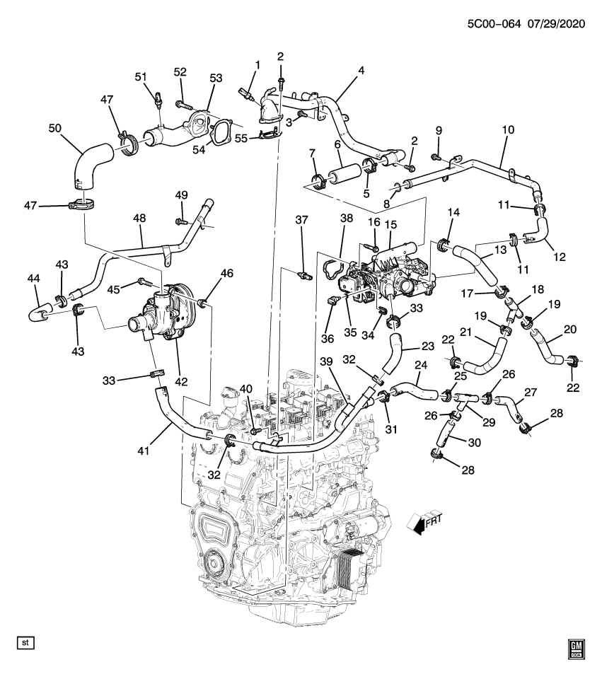 GM 12668035 SEAL-W/PMP OTLT PORT