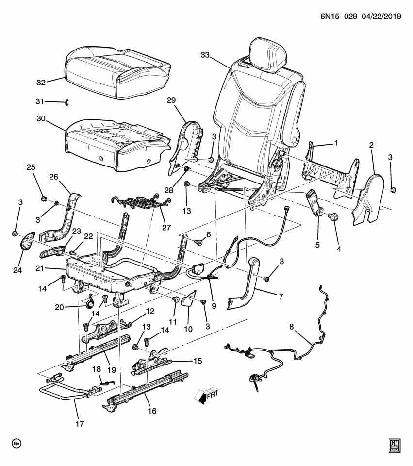 GM 11602488 BOLT/SCREW, R/SEAT