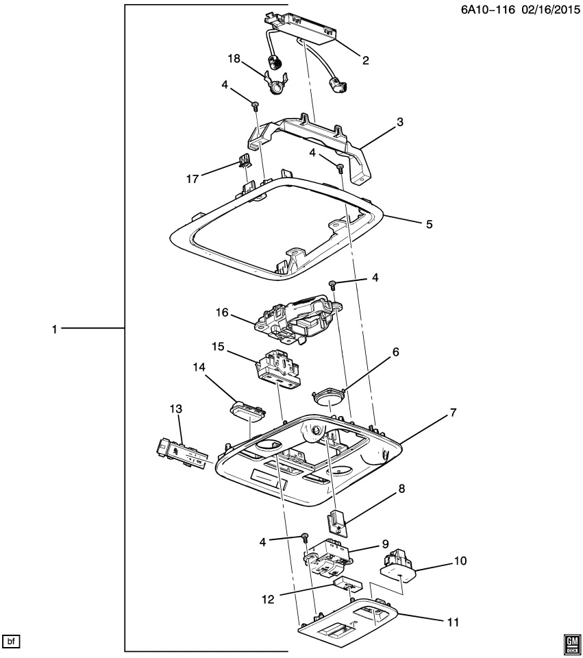 GM 22764928 Bezel-Theft Deterrent Sensor
