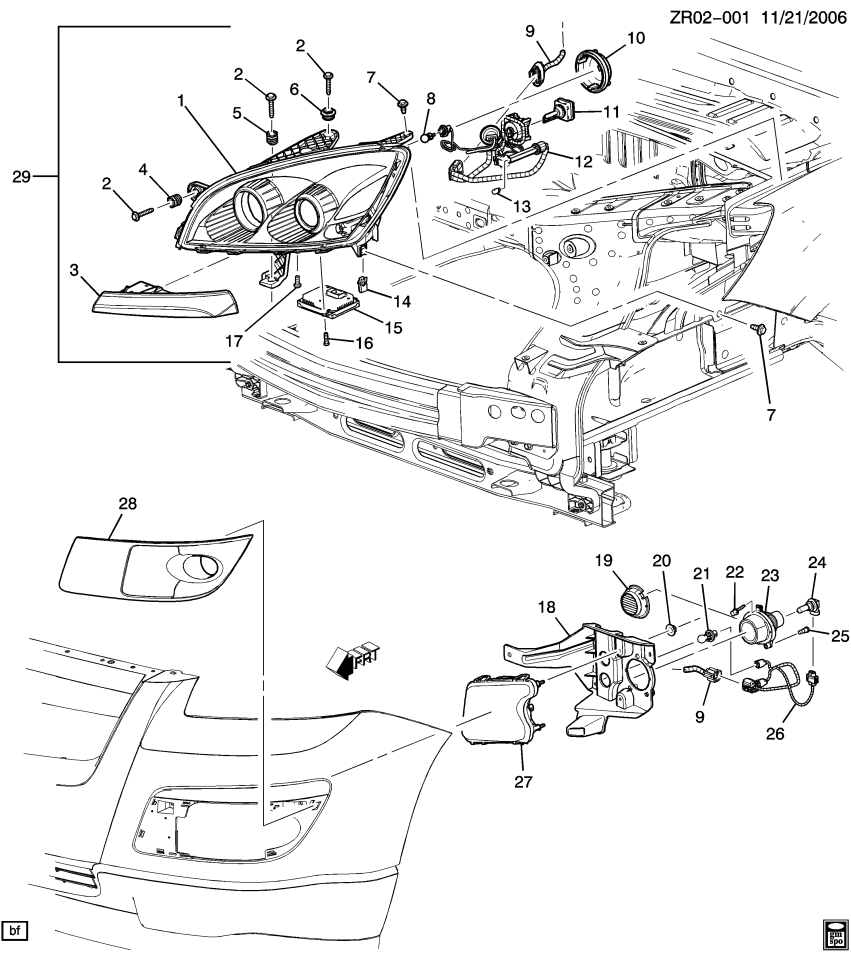 GM 19433507 BULB KIT, SPA