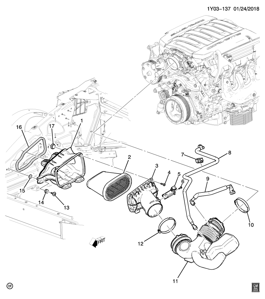 GM 12647419 Clip-Pcv Tube