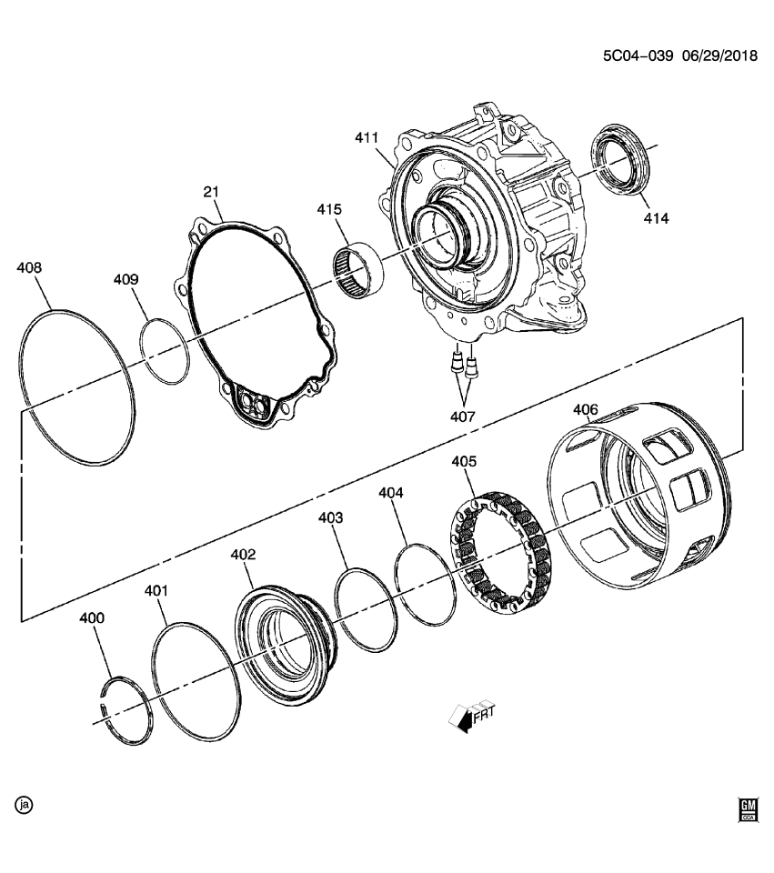 GM 24287180 Extension Asm-Automatic Transmission Case