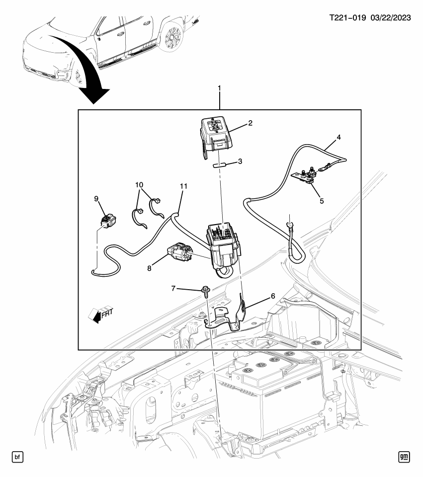 GM 85114018 LABEL-FUSE BLK CAUTION