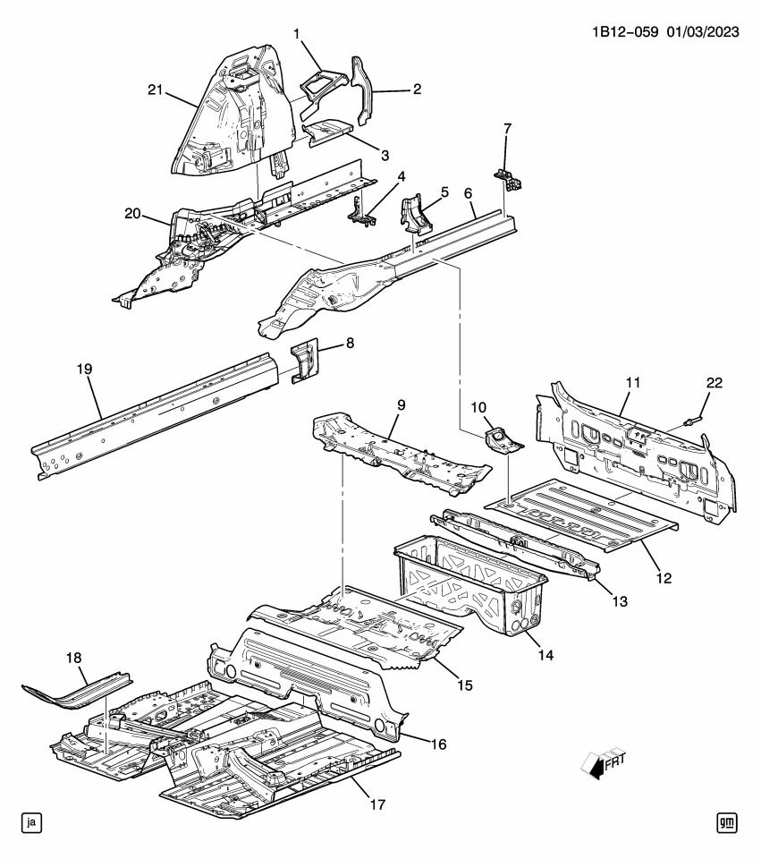 GM 42690586 PANEL ASM-R/END