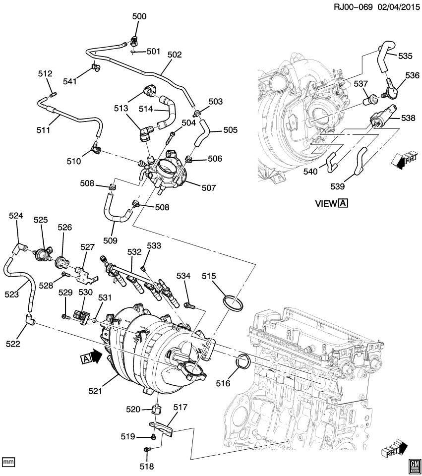 GM 55561869 Bolt, Map Sensor Hole Plug