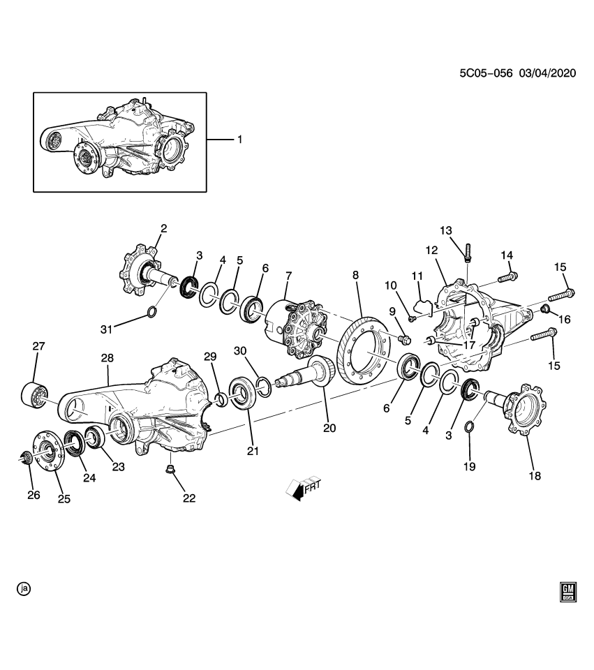 GM 11603361 RING, R/AXL SHF RET