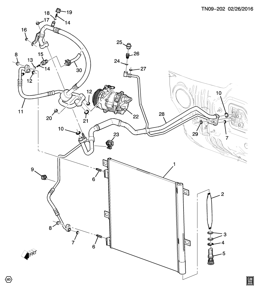 GM 84158874 Discharge Hose