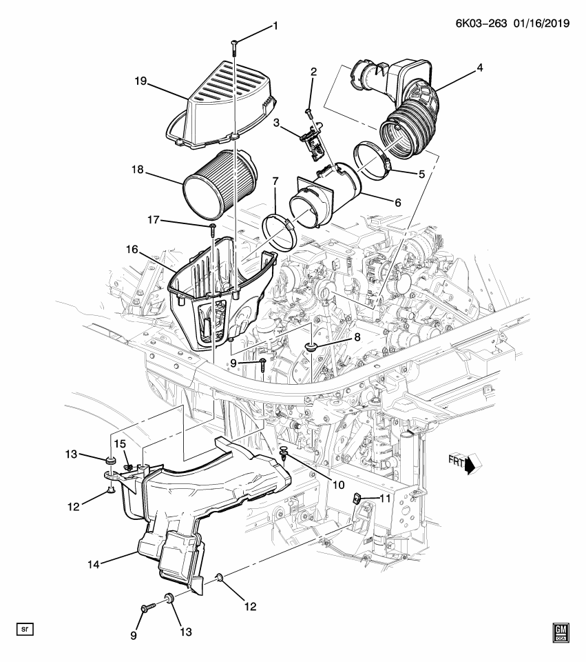 GM 84433662 DUCT ASM-A/CL OTLT