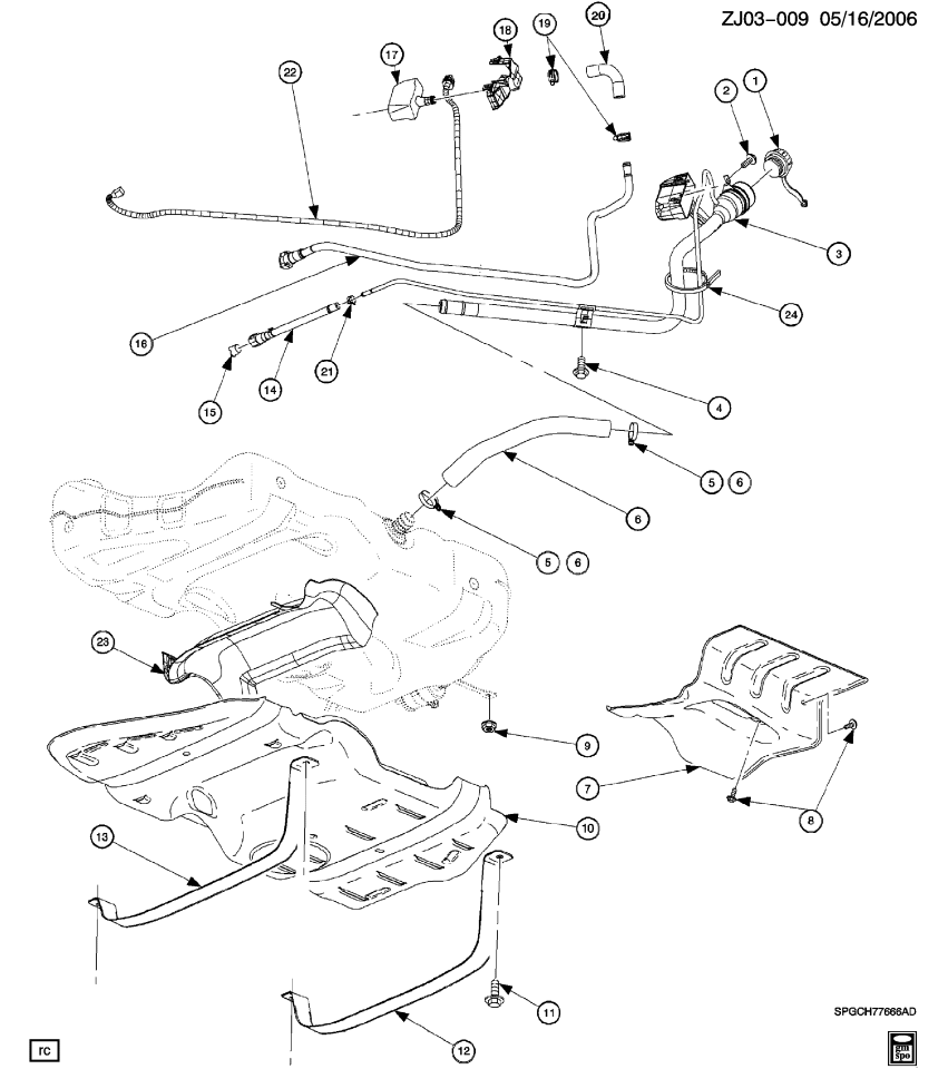 GM 17122771 Retainer, Fuel Injector