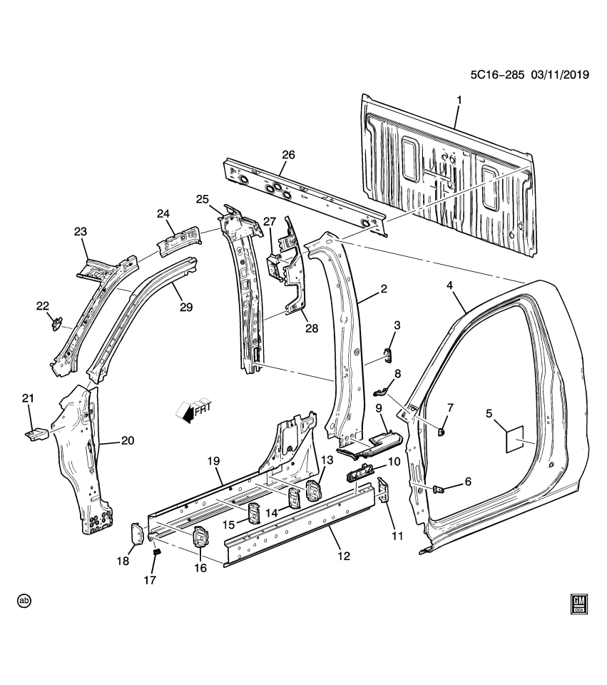 GM 23417276 BRACKET ASM-ASST HDL